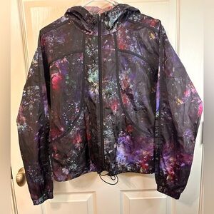 Fila Multicolor Galaxy Print windbreaker Jacket